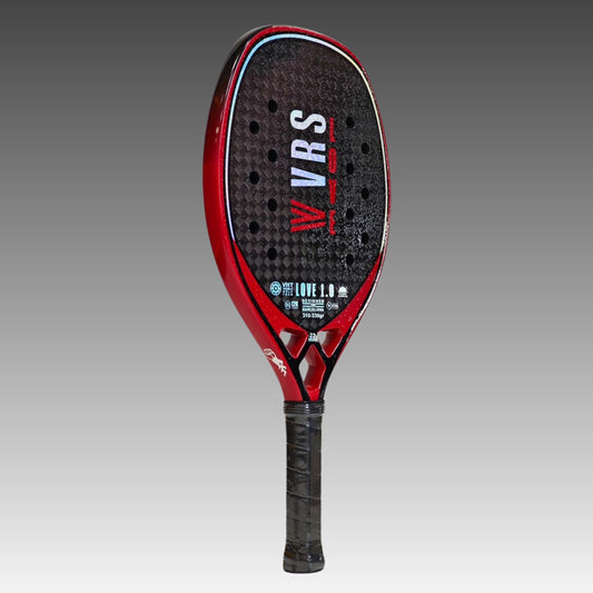 Vista trasera de la raqueta VIRUS LOVE 1.0