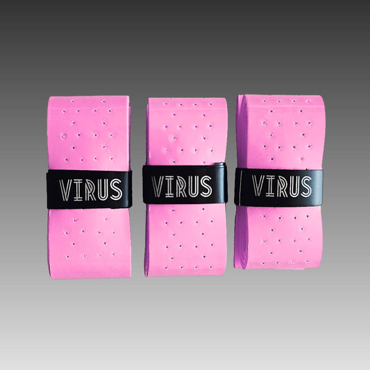 Overgrip rosa VIRUS Beach Tennis agarre cómodo antideslizante