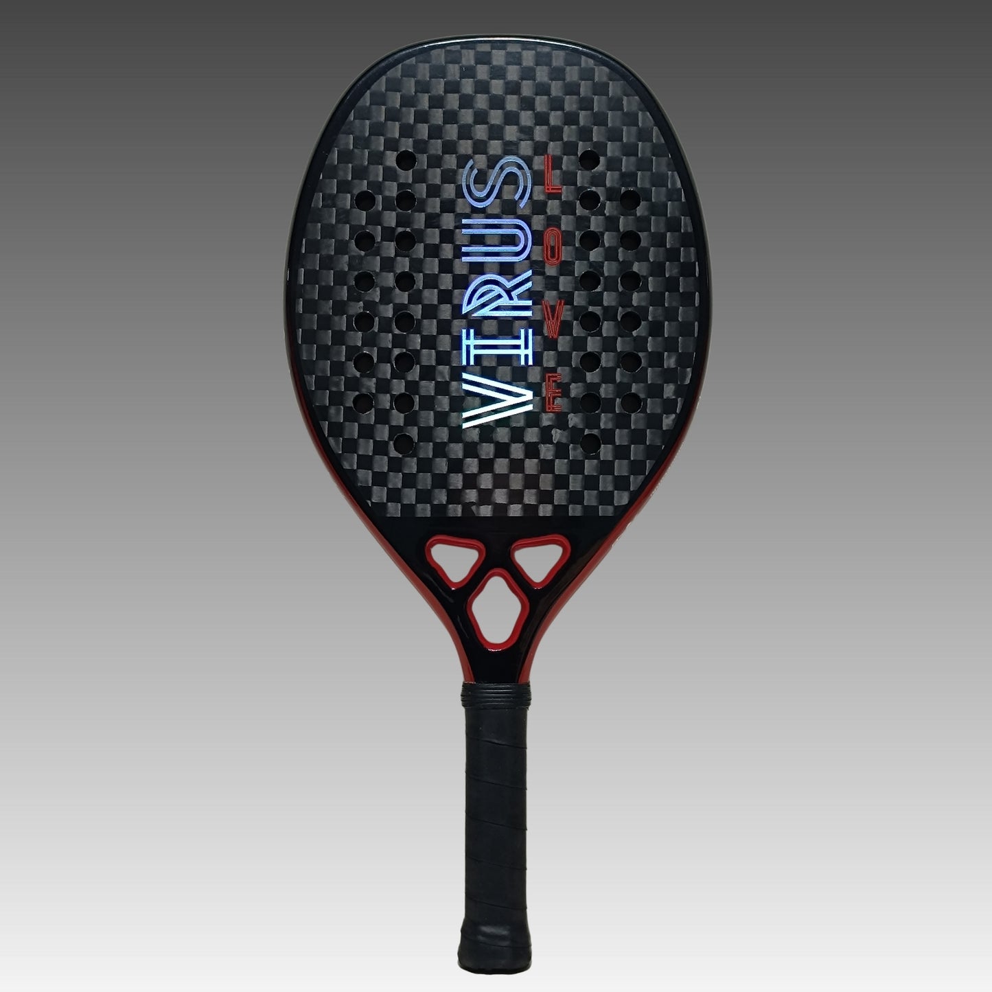  Raqueta de beach tennis VIRUS LOVE vista frontal
