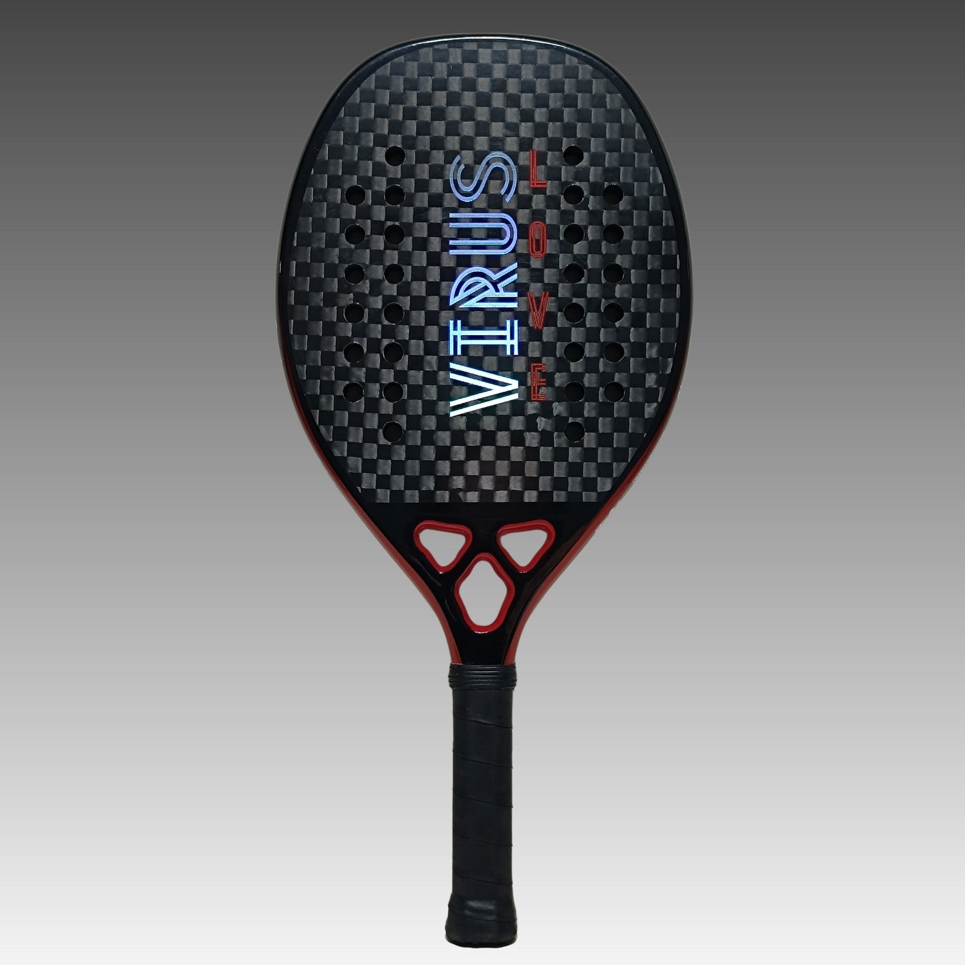  Raqueta de beach tennis VIRUS LOVE vista frontal
