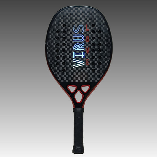  Raqueta de beach tennis VIRUS LOVE vista frontal
