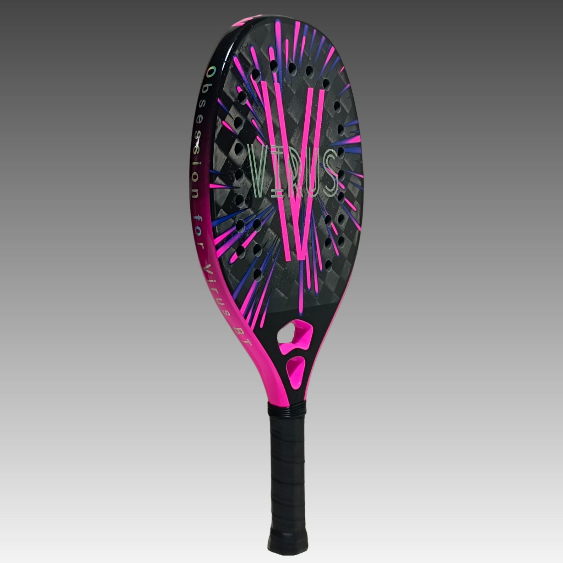  Vista trasera de la raqueta VIRUS OBSESSION
