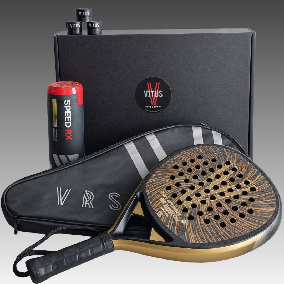 Sistema Dual Texture Spin de la pala VRS Storm Padel