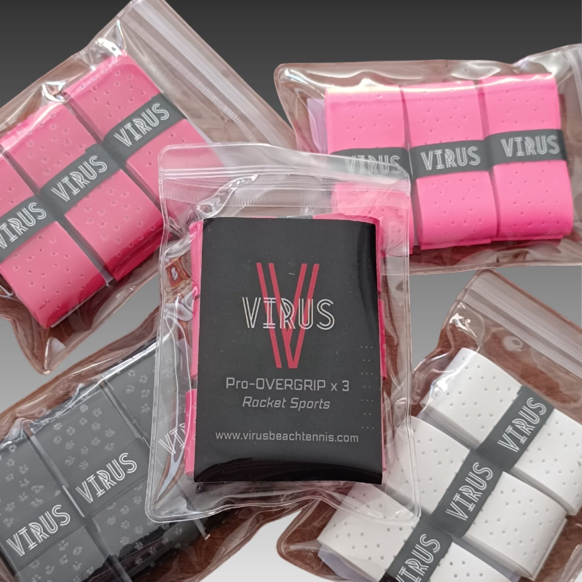  Overgrip VIRUS Beach Tennis paquete original presentación
