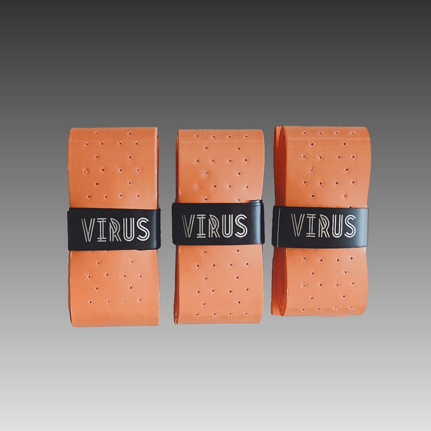Overgrip naranja VIRUS Beach Tennis alta visibilidad y confort
