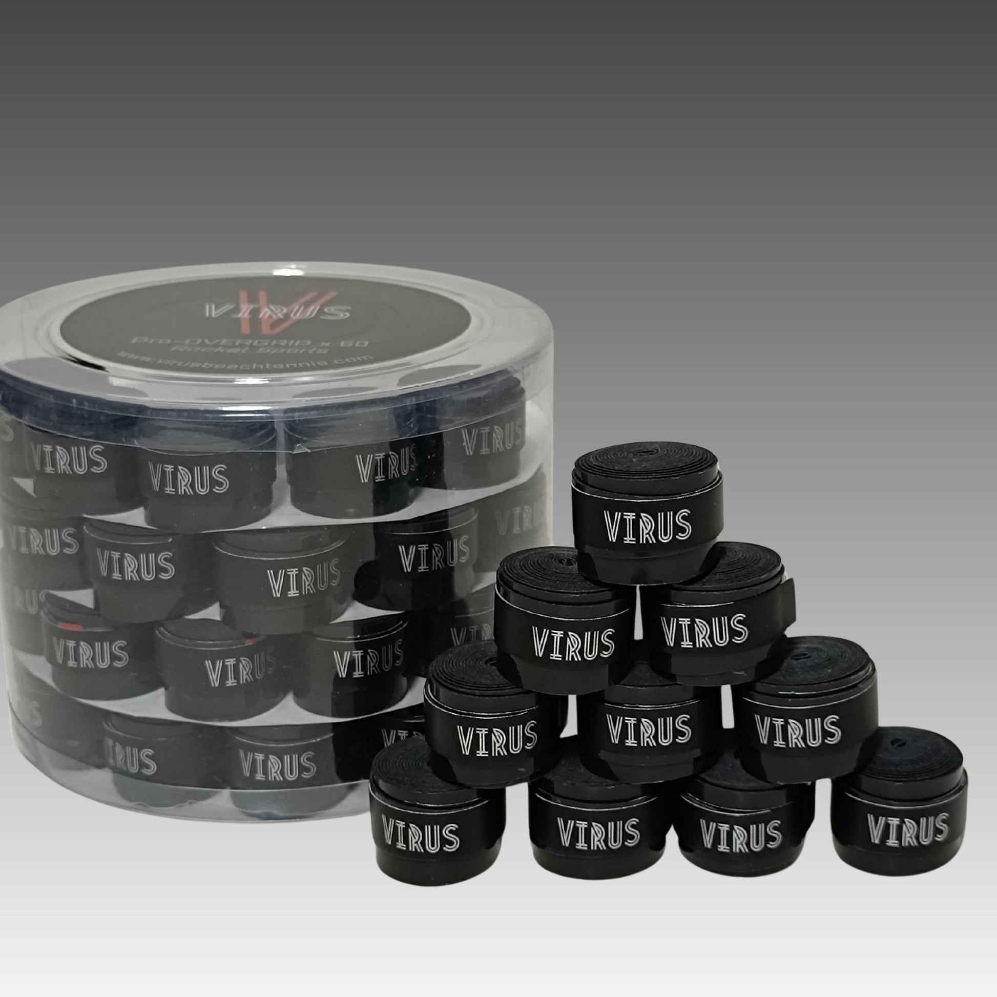 Pack 60 overgrips VRS bote raqueta beach tennis pádel tenis