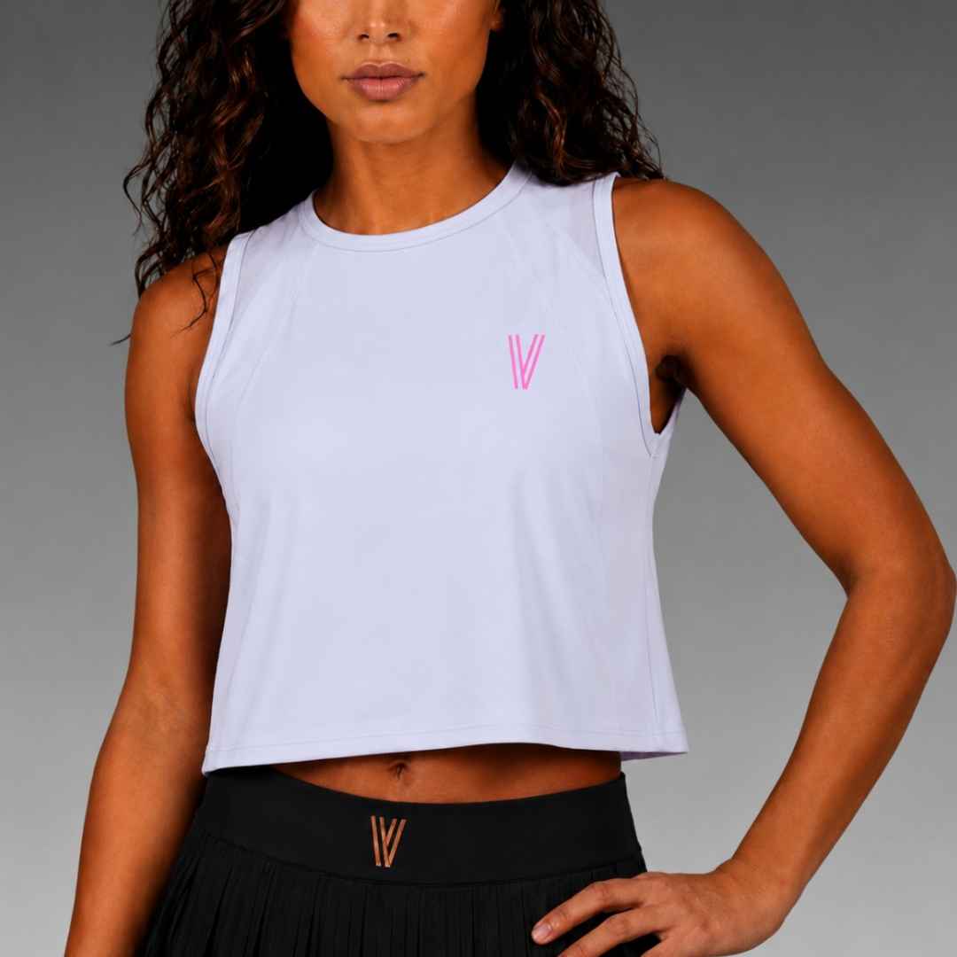 Top deportivo VRS Aura para mujer en lila