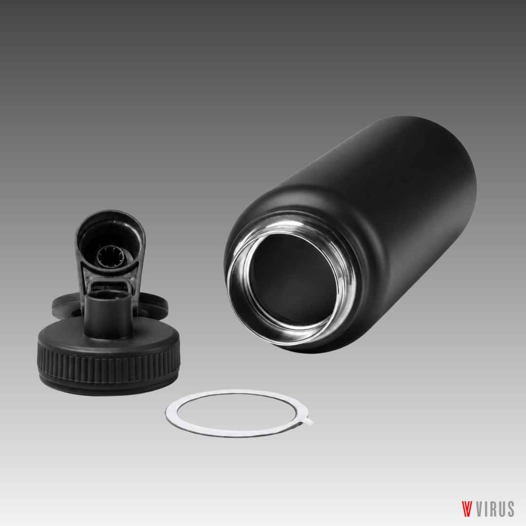 Botella VRS Onyx – Térmica Acero Inoxidable Negro