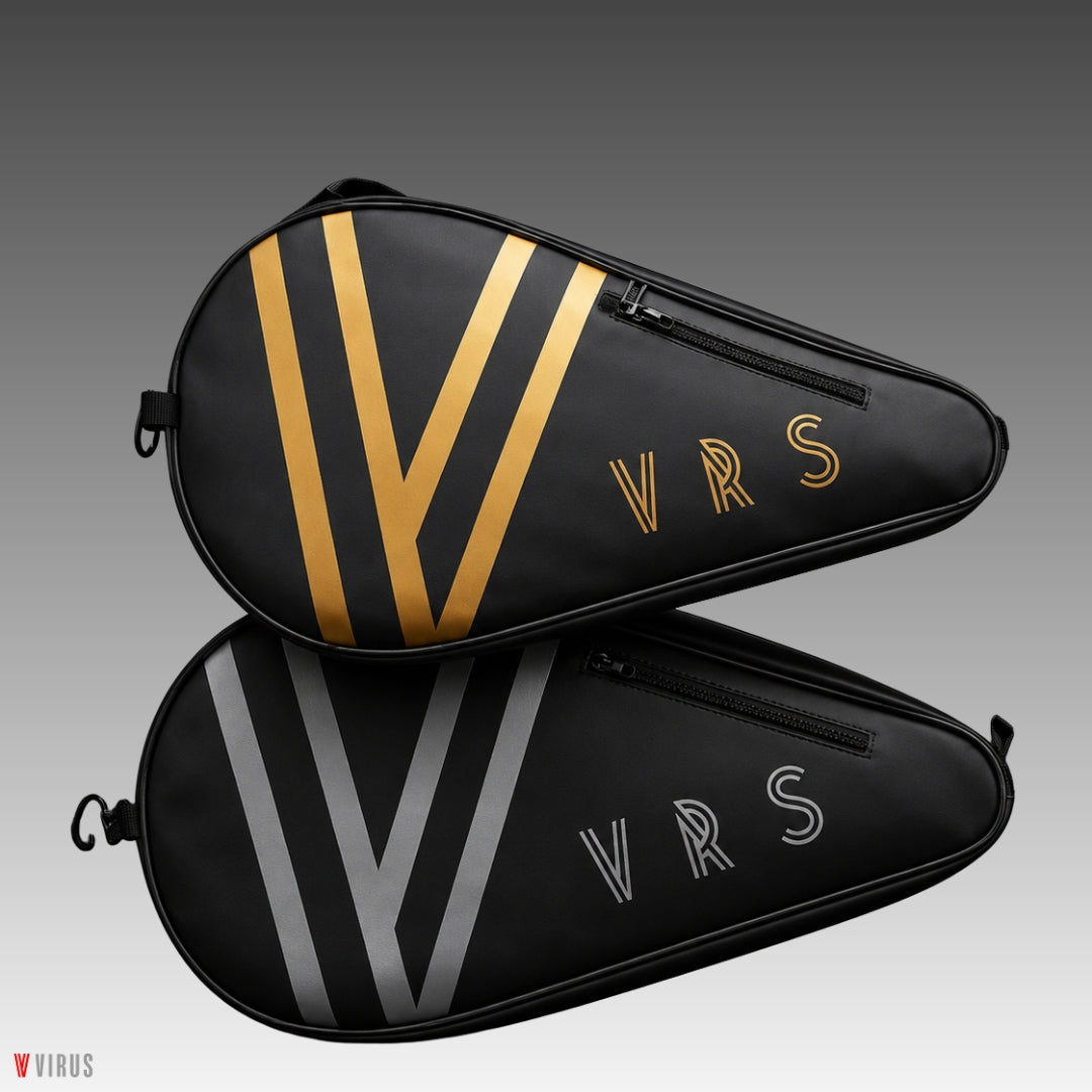 Funda térmica premium VIRUS para palas en plateado y dorado