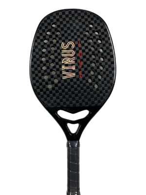 Raqueta beach tennis VIRUS Modelo LOVE NEGRA